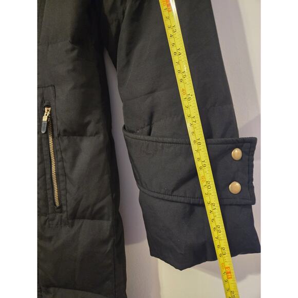Vtg Calvin Klein Down Hooded Puffer Winter Jacket Sz M Holiday Preppy Outdoor - Picture 6 of 10